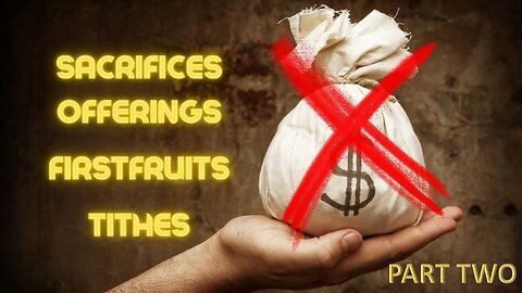 $$$ IT'S NOT ABOUT MONEY $$$ | PART TWO FIRSTFRUITS & CURRENCY