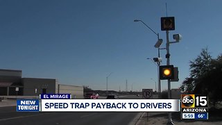El Mirage paying drivers back after illegal speed trap