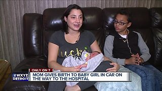 Romulus couple welcomes baby girl en route to the hospital