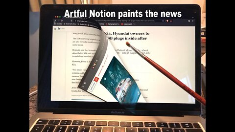 Artful Notion PAINTS the News - KIA Boyz