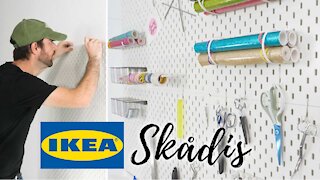 IKEA Skådis Pegboard System | Easy Installation Tips