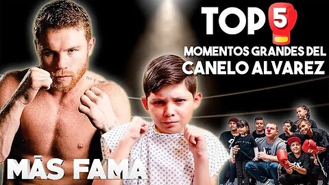 Top 5 Los Mejores Momentos De Saúl "Canelo" Alvarez | Más Fama | El Boxeador Más Altruista