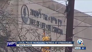Local police increasing patrols at synagogues