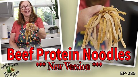 Beef Protein Noodles for BBBE, Carnivore and Keto | Dairy Free Carnivore Noodles