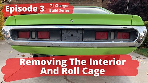 1971 Dodge Charger Restoration Episode 3 - Interior No More
