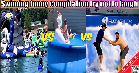 Funny fails video |"Swim Fails & Hilarious Splashes Compilation! 🏊😂"|The box of fun|#comedy