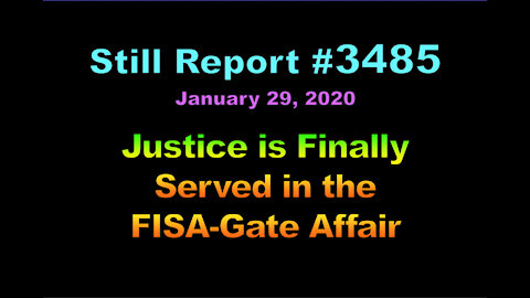 Justice is Finally Served in FISA-Gate Affair!, 3485