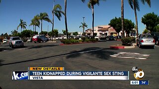 Teen kidnapped during vigilante sex sting