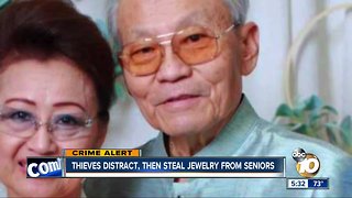 Linda Vista thieves distract, then steal jewelry from seniors