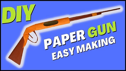 How to Make A Paper Gun | Origami | How to Make Paper Gun | Paper Craft | Paper ShotGun