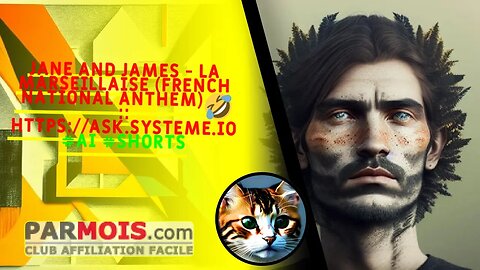 Jane and James - La Marseillaise (french national anthem) 🤣 :: https://ask.systeme.io #ai #shorts