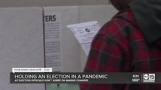 Holding an election in a pandemic