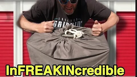 InFREAKINcredible !!! whats in this bag storage auction GOLD