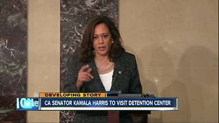 Sen. Kamala Harris visiting immigration detention center in San Diego