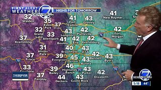 Tuesday evening forecast