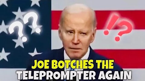 Joe Fought the Teleprompter, and the TELEPROMPTER WON!