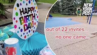 Mom heartbroken after 22 no-shows at son's 6th birthday party