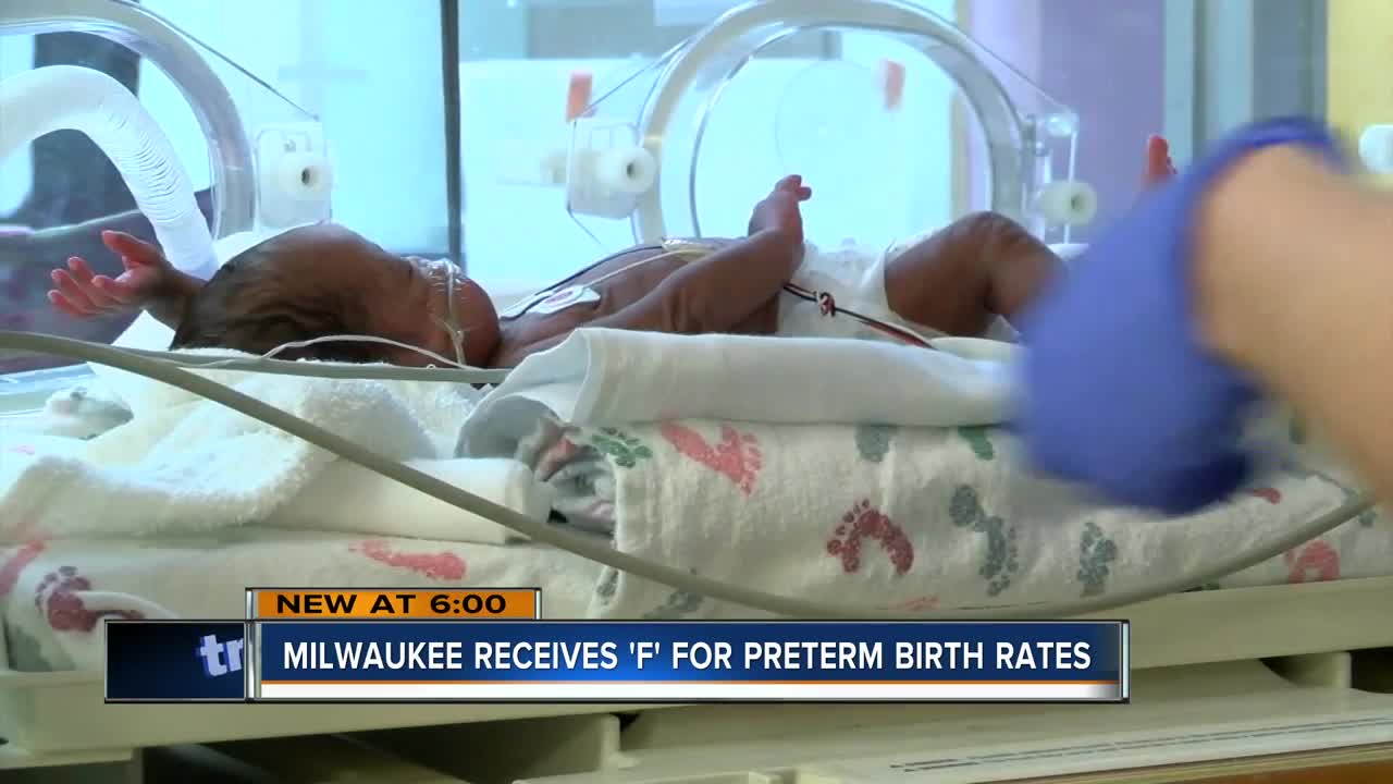 Milwaukee gets failing grade for pre-term births