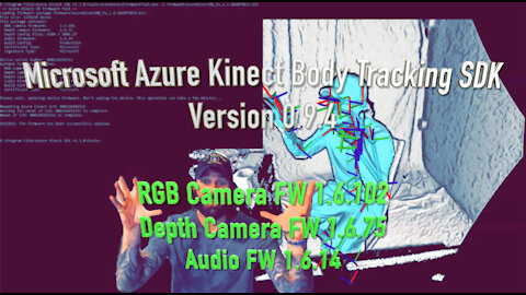Microsoft Azure Kinect v4 Body Tracking SDK 0.9.4