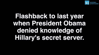 WikiLeaks Found Email Suggesting Clinton Aides Hid Emails To And From POTUS