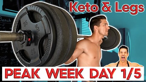 PEAK WEEK Diet & Training Plan DAY 1/5 – Trying @Greg Doucette Peak Week for a Photo Shoot