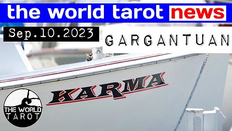 THE WORLD TAROT NEWS: Human Trafficker's Ship Will Be Capsized By Gargantuan Sized Animal...