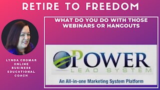 What Do You Do With Those Webinars or Hangouts