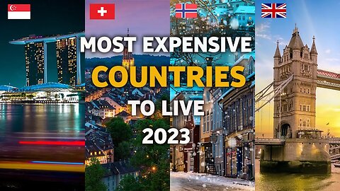 12 MOST EXPENSIVE COUNTRIES IN THE WORLD TO LIVE IN 2023! -HD