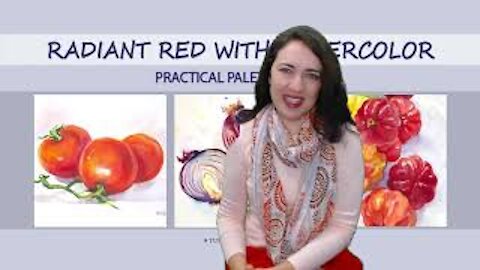 Radiant Red with Watercolor: On-Demand Video Class Introduction