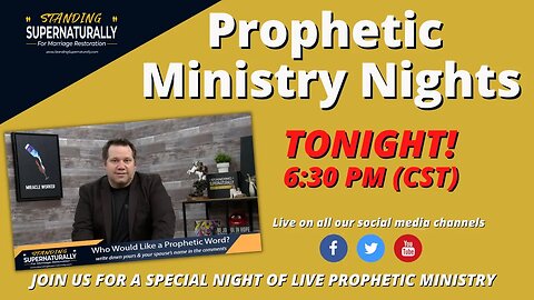 Live Prophetic Ministry Night - September
