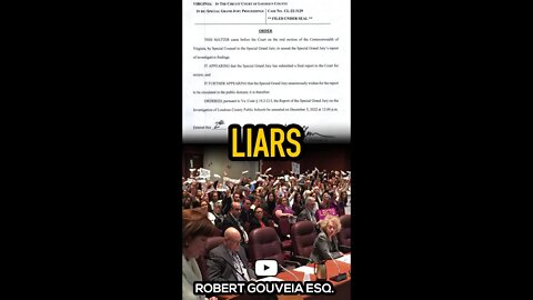 Grand Jury Report BLASTS Louden County Liars #shorts