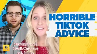Ramsey Show Reacts to HORRIBLE Credit Card Advice on TikTok!