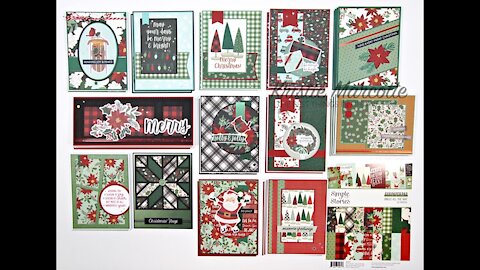Simple Stories - Jingle All the Way - 34 cards from one 6x8 paper pad
