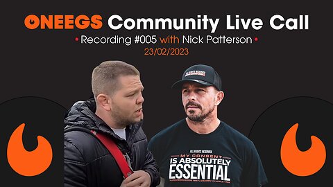 ONEEGS Interview with Nick Patterson