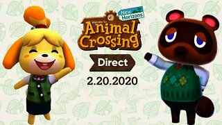 Animal Crossing New Horizons DIRECT ANNOUNCED!