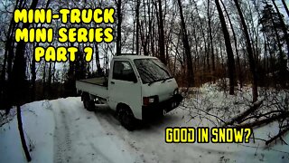 Mini Truck (SE01 EP07) HiJet vs Jeep Wranglers, first snow test ride Mini series HiJet