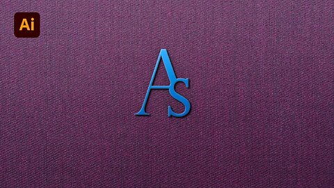 AS Logo Design | Modern Logo Design In Adobe Illustrator Tutorial For Beginner's