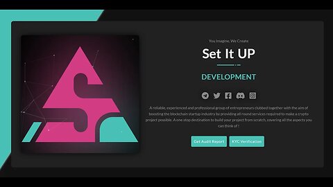 Set it UP - Service crypto focused company that can fulfill any needs and desires!
