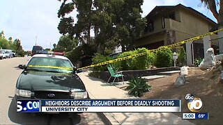 Neighbors describe argument before deadly shooting