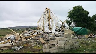 SOUTH AFRICA - Durban - Verulam houses demolished on the farms (Videos) (XHL)