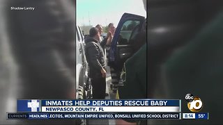 Inmates help deputies rescue baby