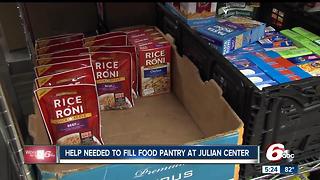 Help needed to fill pantry at Julian Center
