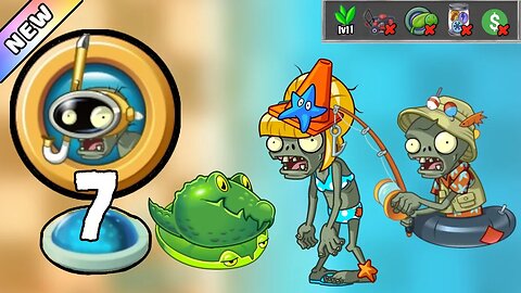 Plants vs Zombies 2 - Big Beach Brawl 2023 Level 7 [Plants Lvl 1 & No Premium] + DOWNLOAD