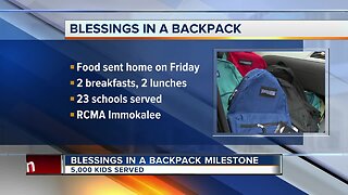 Blessings in a Backpack reaches milestone