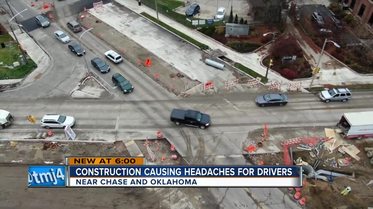 Drivers frustrated over Chase and Oklahoma construction, progress expected in coming weeks