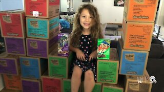 Jupiter Farms Girl Scout gets innovative with cookie sales