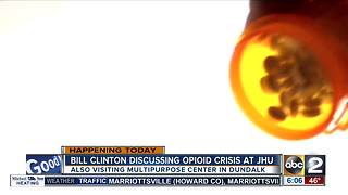 Bill Clinton moderates opioid panel discussion