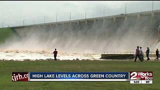 High lake levels across Green Country