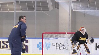 Daniel Paille passing on wisdom as volunteer assistant coach