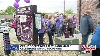 West Omaha Crane Coffee reopens after 2017 tragic crash